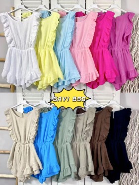 Kombinezony damskie wloskie, size uni, paczka 6szt, mix kolor