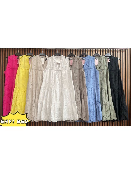 Sukienki damskie wloskie, size uni, paczka 6szt, mix kolor
