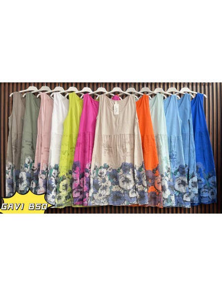 Sukienki damskie wloskie, size uni, paczka 6szt, mix kolor