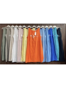 Sukienki damskie wloskie, size uni, paczka 6szt, mix kolor