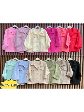 Bluzki damskie wloskie, size uni, paczka 6szt, mix kolor