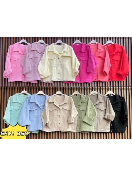Bluzki damskie wloskie, size uni, paczka 6szt, mix kolor