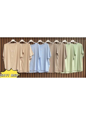 Bluzki damskie wloskie, size uni, paczka 6szt, mix kolor