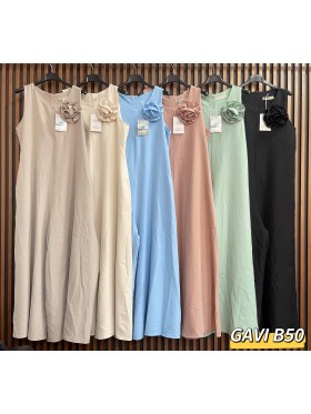 Sukienki damskie wloskie, size uni, paczka 6szt, mix kolor