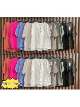 Bluzki damskie wloskie, size uni, paczka 6szt, mix kolor