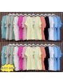 Bluzki damskie wloskie, size uni, paczka 6szt, mix kolor