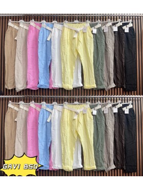 Spodnie damskie wloskie, size uni, paczka 6szt, mix kolor
