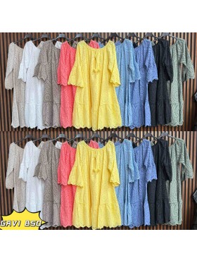 Sukienki damskie wloskie, size uni, paczka 6szt, mix kolor