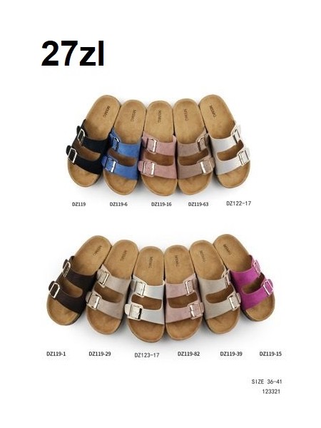 Buty Klapki Damskie (36-41,12par)