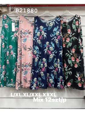 Sukienki damskie , size l-3xl, paczka 12szt, mix kolor