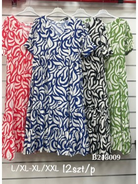 Sukienki damskie , size l-2xl, paczka 12szt, mix kolor