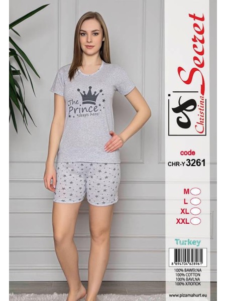 Piżama damskie tureckie , size m-2xl, paczka 12szt, 1kolor