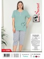 Piżama damskie tureckie , size l-4xl, paczka 12szt, mix kolor