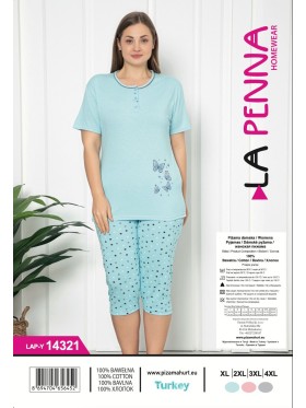 Piżama damskie tureckie , size l-4xl, paczka 12szt, mix kolor