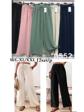 Spodnie damskie , size m-2xl, paczka 12szt, mix kolor