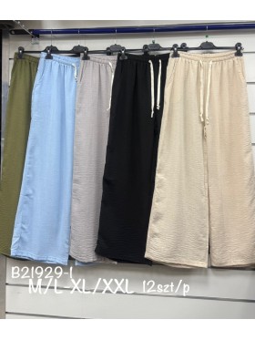 Spodnie damskie , size m-2xl, paczka 12szt, mix kolor