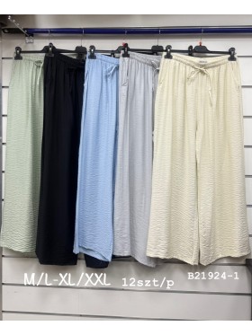 Spodnie damskie , size m-2xl, paczka 12szt, mix kolor