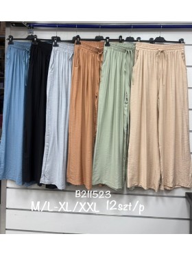 Spodnie damskie , size m-2xl, paczka 12szt, mix kolor