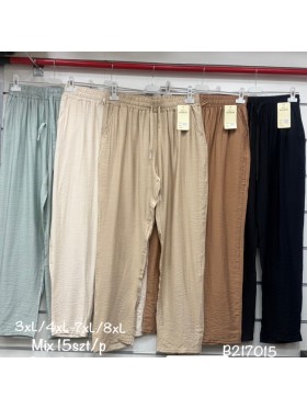 Spodnie damskie , size 3-8xl, paczka 15szt, mix kolor