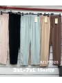 Spodnie damskie , size 3-7xl, paczka 15szt, mix kolor
