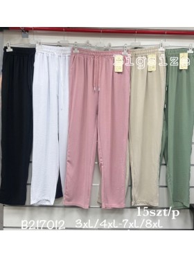 Spodnie damskie , size 3-8xl, paczka 15szt, mix kolor