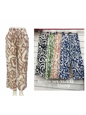 Spodnie damskie , size m-2xl, paczka 12szt, mix kolor