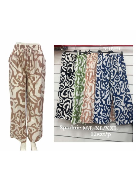 Spodnie damskie , size m-2xl, paczka 12szt, mix kolor