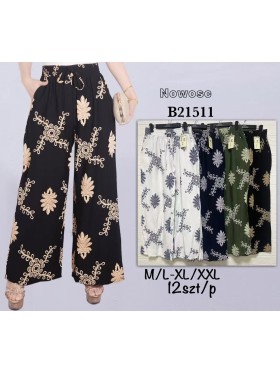 Spodnie damskie , size m-2xl, paczka 12szt, mix kolor