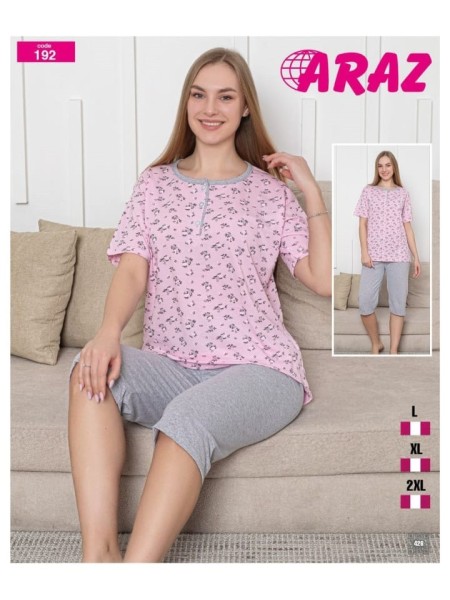 Piżama damskie tureckie , size l-2xl, paczka 12szt, mix kolor