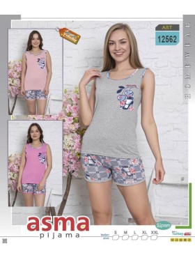 Piżama damskie tureckie , size s-2xl, paczka 10szt, mix kolor