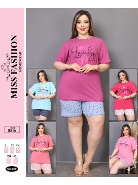 Piżama damskie tureckie , size l-4xl, paczka 10szt, mix kolor