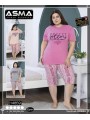 Piżama damskie tureckie , size l-4xl, paczka 10szt, mix kolor