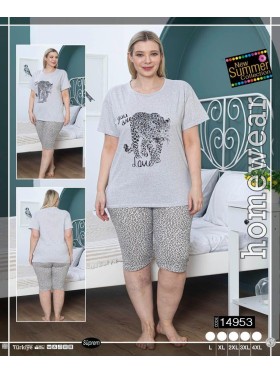 Piżama damskie tureckie , size l-4xl, paczka 10szt, 1kolor