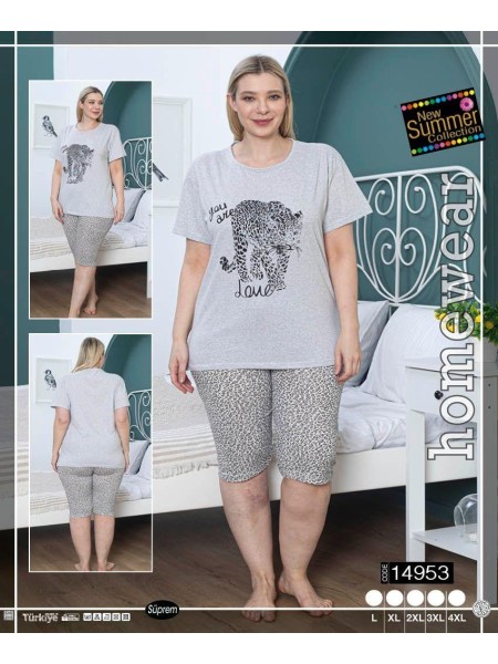 Piżama damskie tureckie , size l-4xl, paczka 10szt, 1kolor
