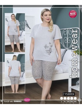 Piżama damskie tureckie , size l-4xl, paczka 10szt, 1kolor