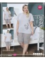 Piżama damskie tureckie , size l-4xl, paczka 10szt, 1kolor
