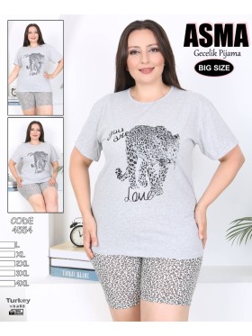 Piżama damskie tureckie , size l-4xl, paczka 10szt, 1kolor