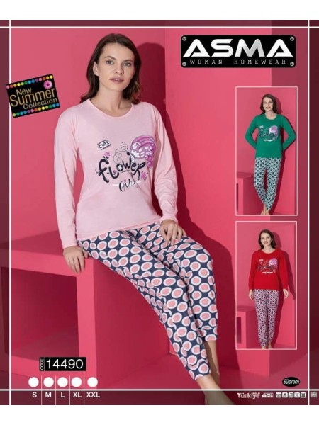 Piżama damskie tureckie , size s-2xl, paczka 10szt, mix kolor