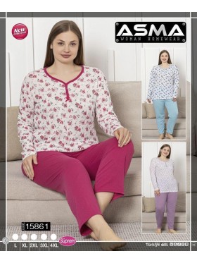Piżama damskie tureckie , size l-4xl, paczka 10szt,mix kolor