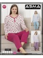Piżama damskie tureckie , size l-4xl, paczka 10szt,mix kolor