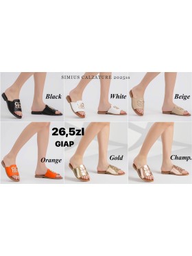 Buty Klapki Damskie (36-41,12par)
