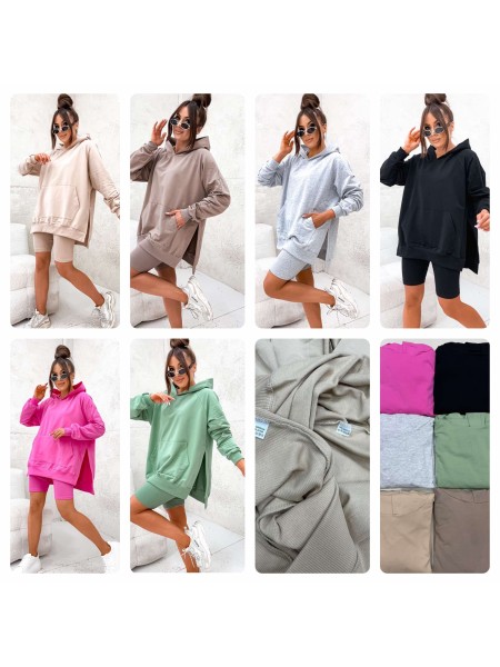 Komplety damskie polskie, size uni, paczka 6szt, mix kolor