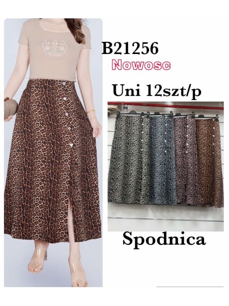 Spódnica długa damskie , size uni, paczka 12szt, mix kolor