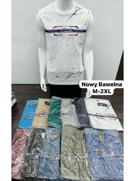 Bluzki MĘSKA , size m-2xl, paczka 12szt, mix kolor