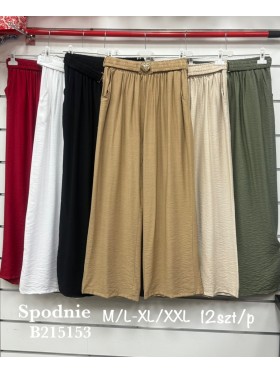 Spodnie damskie , size m-2xl, paczka 12szt, mix kolor