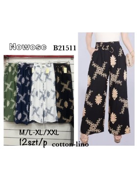 Spodnie damskie , size m-2xl, paczka 12szt, mix kolor