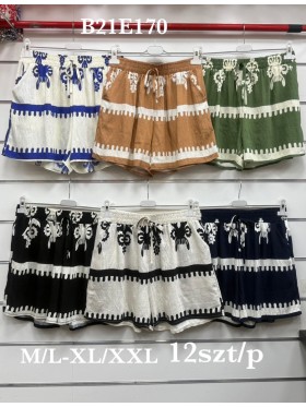 Spodenki damskie , size m-2xl, paczka 12szt, mix kolor