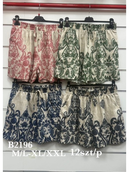 Spodenki damskie , size m-2xl, paczka 12szt, mix kolor