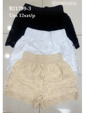 Spodenki damskie , size uni, paczka 12szt, mix kolor