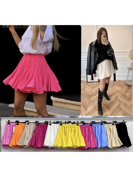 Spódnica  damskie  wloskie, size uni, paczka 6szt, mix kolor